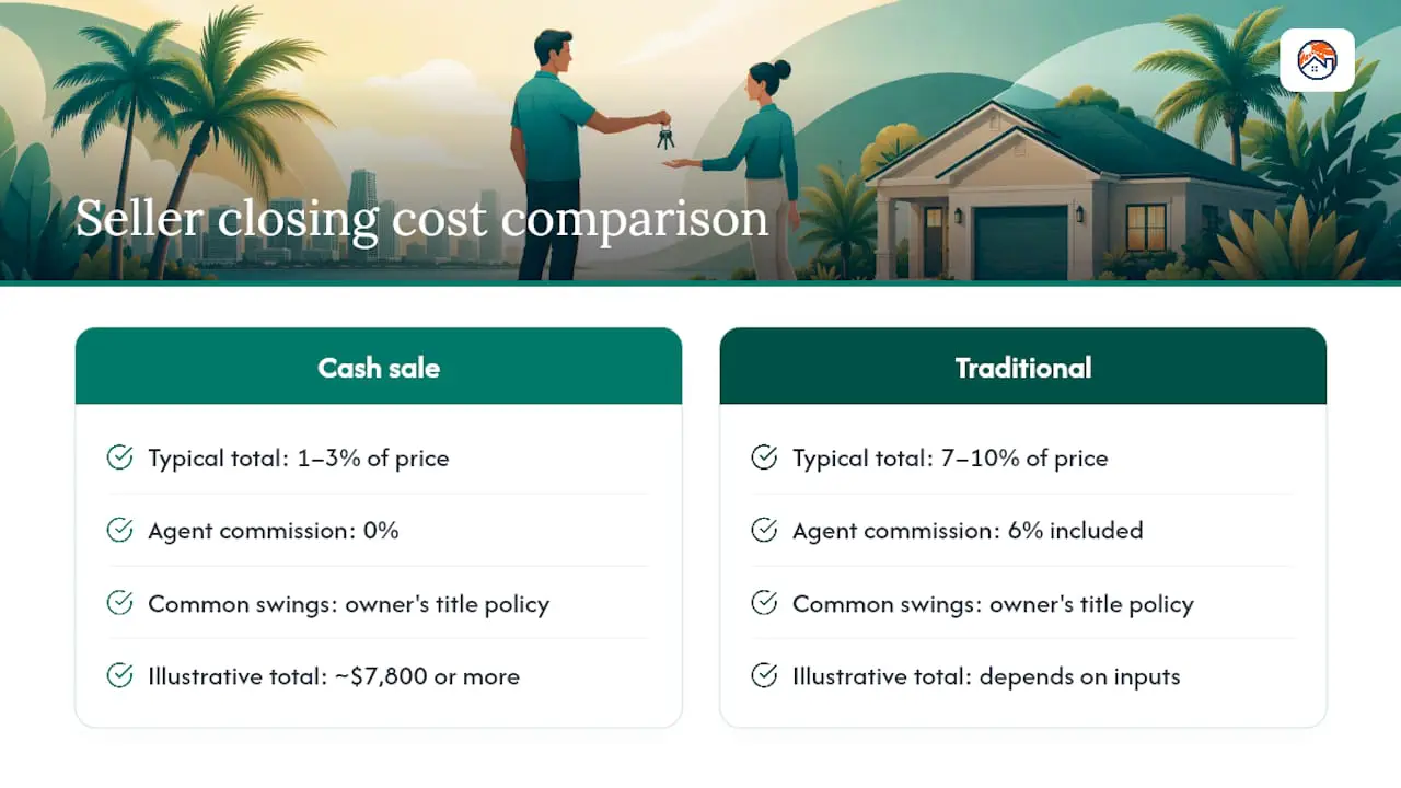 Breakdown of Florida seller closing costs