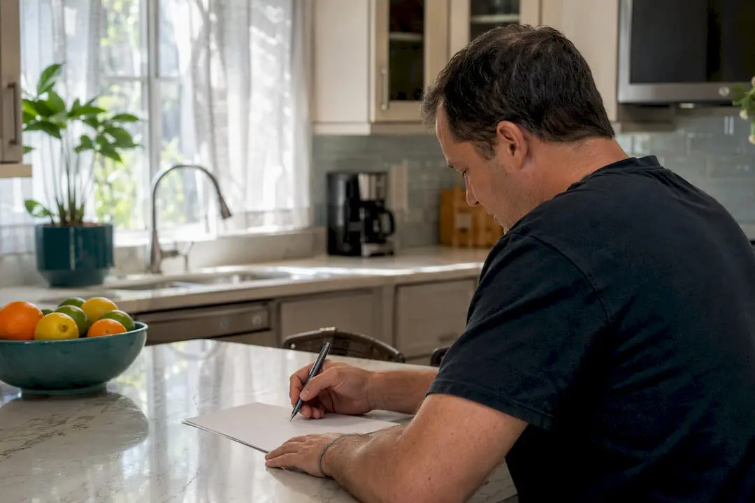 Homeowner signing as-is contract in Florida