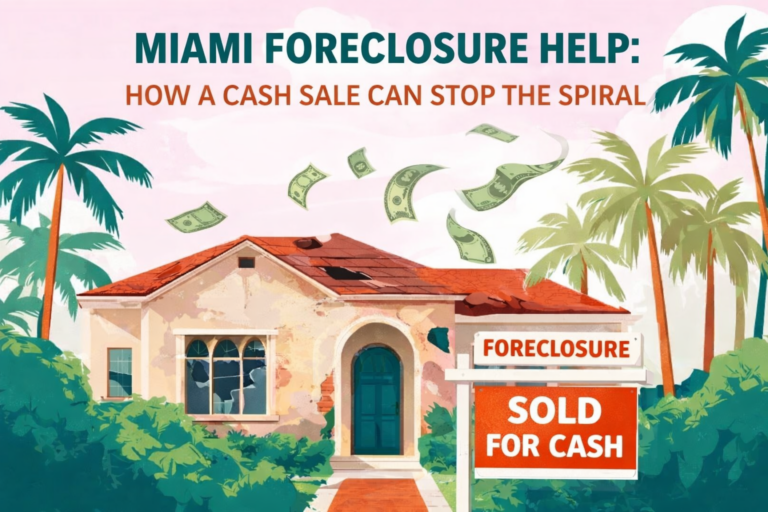 Miami Foreclosure Help: How a Cash Sale Can Stop the Spiral
