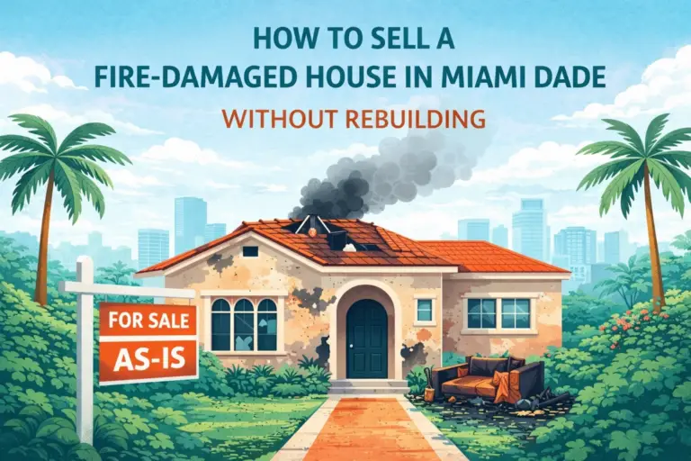 How to Sell a Fire-Damaged House in Miami Dade Without Rebuilding